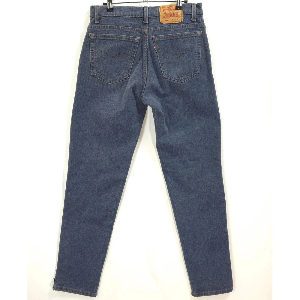 Levi's 550 Relaxed Fit Tapered Leg Blue Jeans Mens 32x34 Vintage USA Made